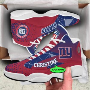 New York Giants Air Jordan 13 Custom Sneakers – Perfect Fan Gift!