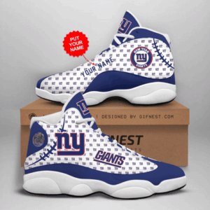 Exclusive New York Giants Air Jordan 13 Custom Sneaker - Perfect Gift for Fans