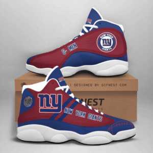 New York Giants Air Jordan 13 Sneaker Custom – Perfect Gift for Fans