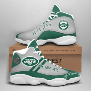 New York Jets Air Jordan 13 Custom Sneaker Gift for Fans - Limited Edition