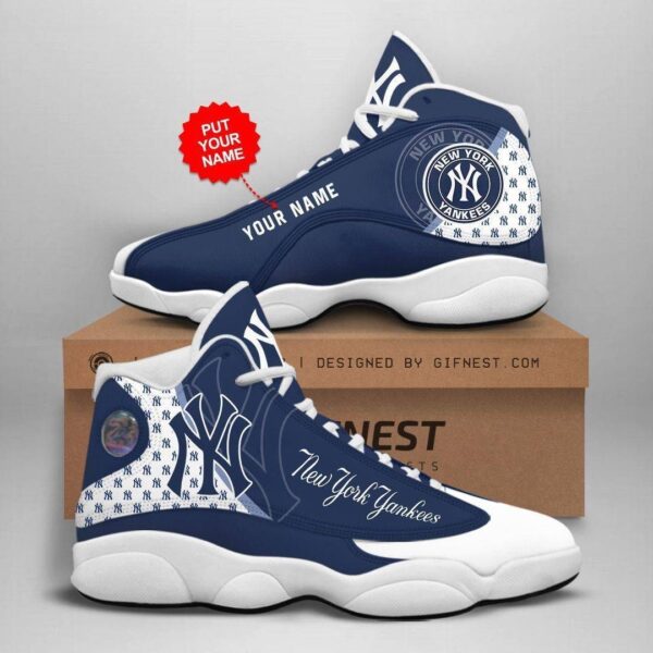New York Yankees Air Jordan 13 Custom Sneakers – Unisex Fan Gift