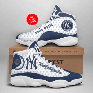 New York Yankees Air Jordan 13 Custom Sneakers – Perfect Unisex Gift for Fans