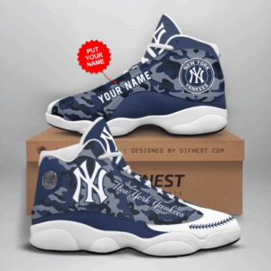 New York Yankees Air Jordan 13 Custom Sneakers - Perfect Unisex Gift for Fans