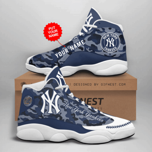 New York Yankees Air Jordan 13 Custom Sneakers – Perfect Unisex Gift for Fans