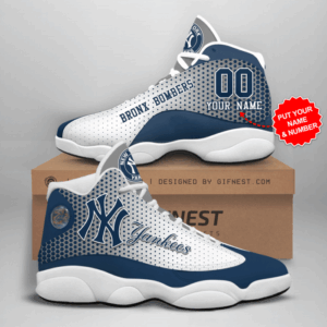 New York Yankees Air Jordan 13 Custom Sneakers - Perfect Unisex Gift for Fans