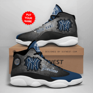New York Yankees Air Jordan 13 Custom Sneaker - Perfect Unisex Gift for Fans