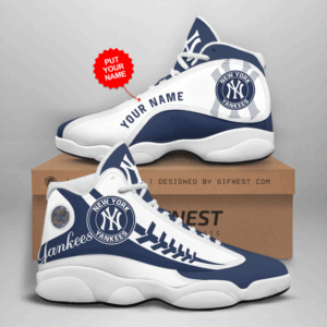 New York Yankees Air Jordan 13 Custom Sneakers - Unisex Fan Gift