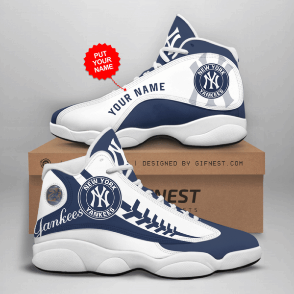New York Yankees Air Jordan 13 Custom Sneakers – Unisex Fan Gift