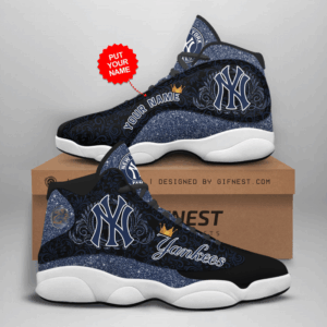 New York Yankees Air Jordan 13 Custom Sneaker - Unisex Gift for Fans
