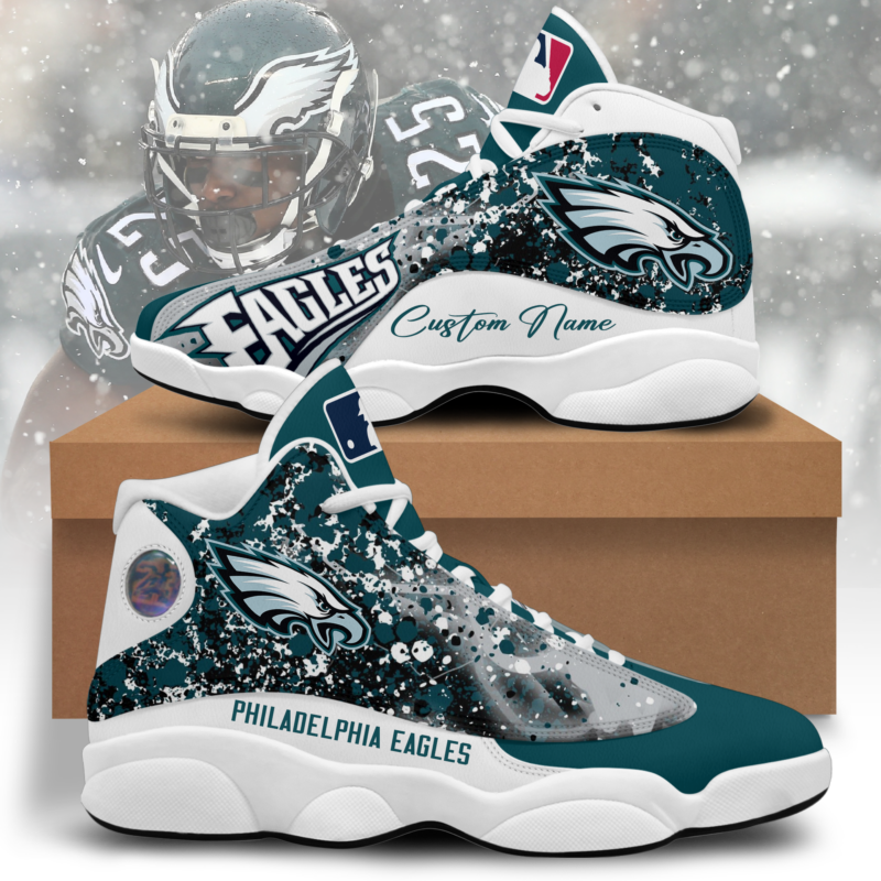 Philadelphia Eagles Air Jordan 13 Custom Sneaker – Perfect Gift for Fans Philadelphia Eagles Air Jordan 13 Custom Sneaker – Perfect Gift for Fans