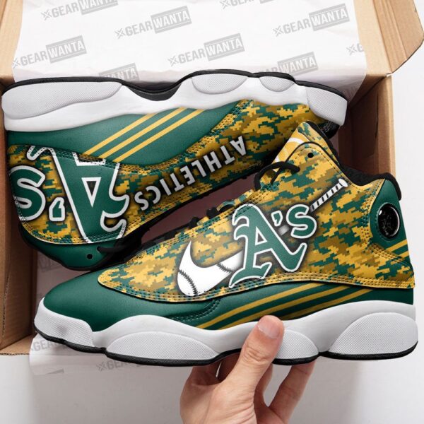 Oakland Athletics Air Jordan 13 Custom Sneakers – Unisex Fan Gift