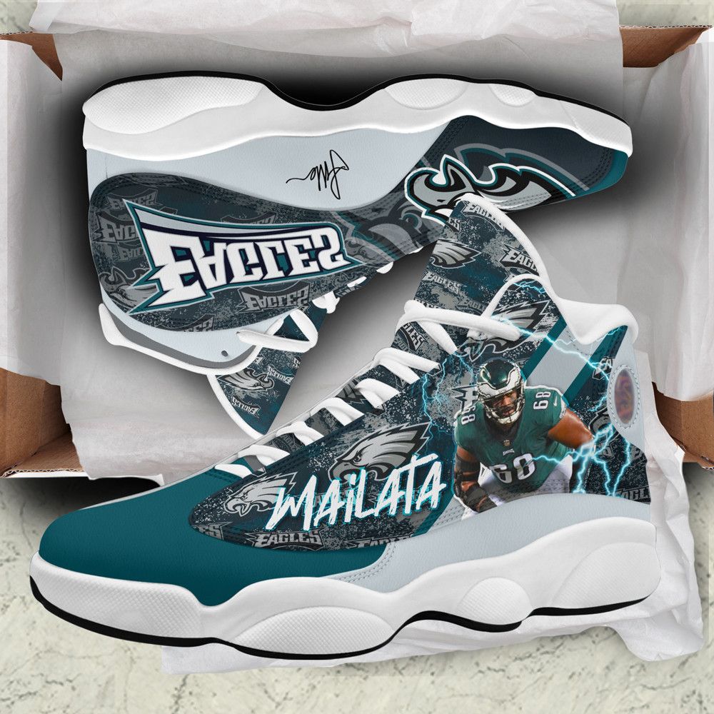 Philadelphia Eagles Air Jordan 13 Custom Sneaker – Perfect Gift for Fans Philadelphia Eagles Air Jordan 13 Custom Sneaker – Perfect Gift for Fans