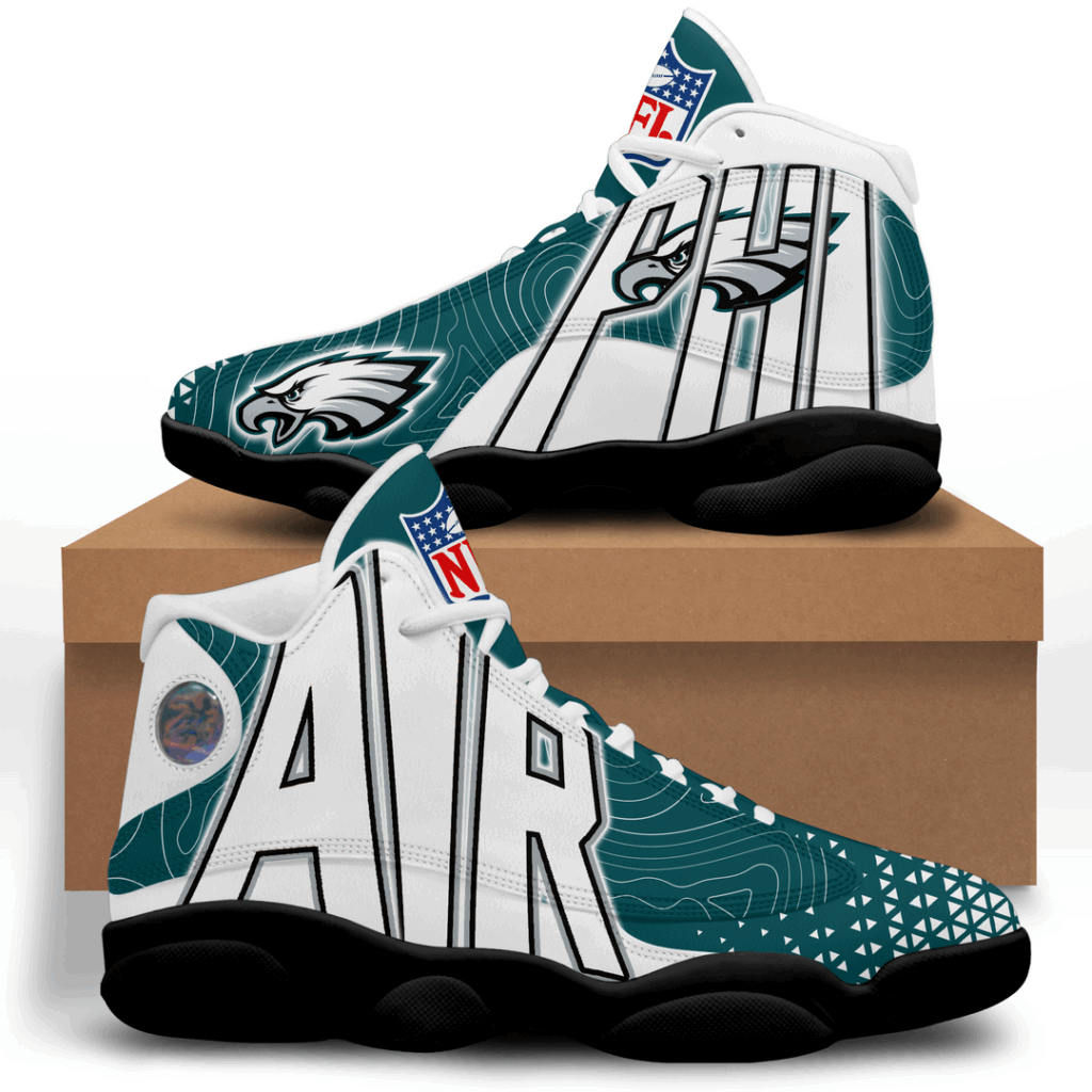 Philadelphia Eagles Air Jordan 13 Custom Sneaker – Perfect Fan Gift Philadelphia Eagles Air Jordan 13 Custom Sneaker – Perfect Fan Gift