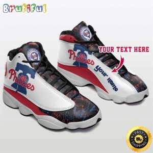 Philadelphia Phillies Air Jordan 13 Custom Sneakers – Unisex Fans Gift