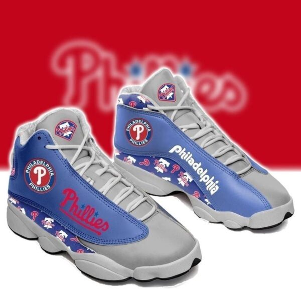 Custom Philadelphia Phillies Air Jordan 13 Sneakers – Perfect Unisex Gift for Fans
