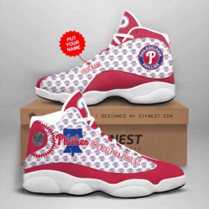 Philadelphia Phillies Air Jordan 13 Custom Sneakers – Unisex Fan Gift