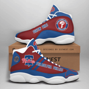 Philadelphia Phillies Air Jordan 13 Custom Sneakers – Perfect Unisex Gift for Fans