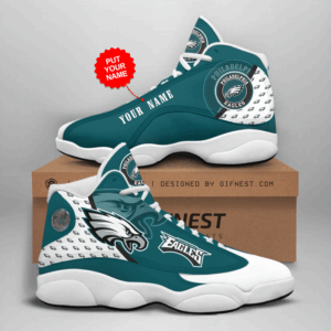 Philadelphia Eagles Air Jordan 13 Sneaker Custom – Perfect NFL Fan Gift