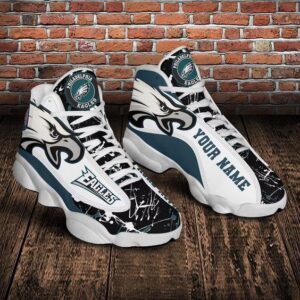 Philadelphia Eagles Air Jordan 13 Custom Sneaker – Perfect NFL Fan Gift
