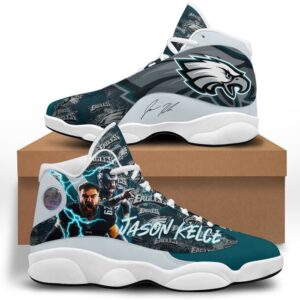 Philadelphia Eagles Air Jordan 13 Sneaker Custom – Perfect Fans Gift