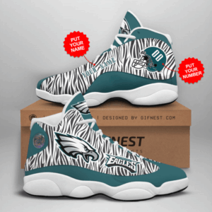Philadelphia Eagles Air Jordan 13 Sneaker Custom – Perfect Gift for Fans