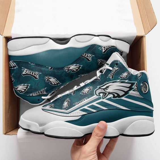 Philadelphia Eagles Air Jordan 13 Custom Sneaker – Perfect Gift for Fans Philadelphia Eagles Air Jordan 13 Custom Sneaker – Perfect Gift for Fans