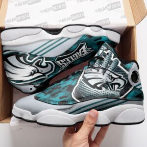 Philadelphia Eagles Air Jordan 13 Custom Sneaker - Perfect Gift for Fans
