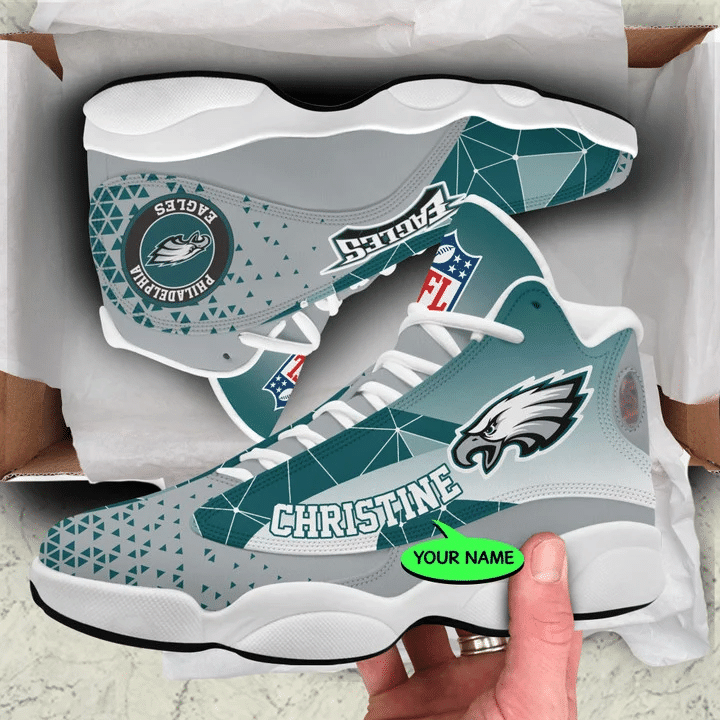 Philadelphia Eagles Air Jordan 13 Custom Sneaker: Perfect Gift for Fans Philadelphia Eagles Air Jordan 13 Custom Sneaker: Perfect Gift for Fans