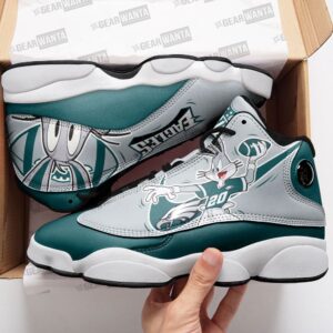 Philadelphia Eagles Bugs Bunny Air Jordan 13 Sneaker Custom – Perfect Gift for Fans