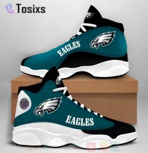 Philadelphia Eagles Air Jordan 13 Custom Sneaker - Perfect Gift for Fans