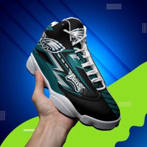 Philadelphia Eagles Air Jordan 13 Custom Sneaker: Perfect Gift for Fans