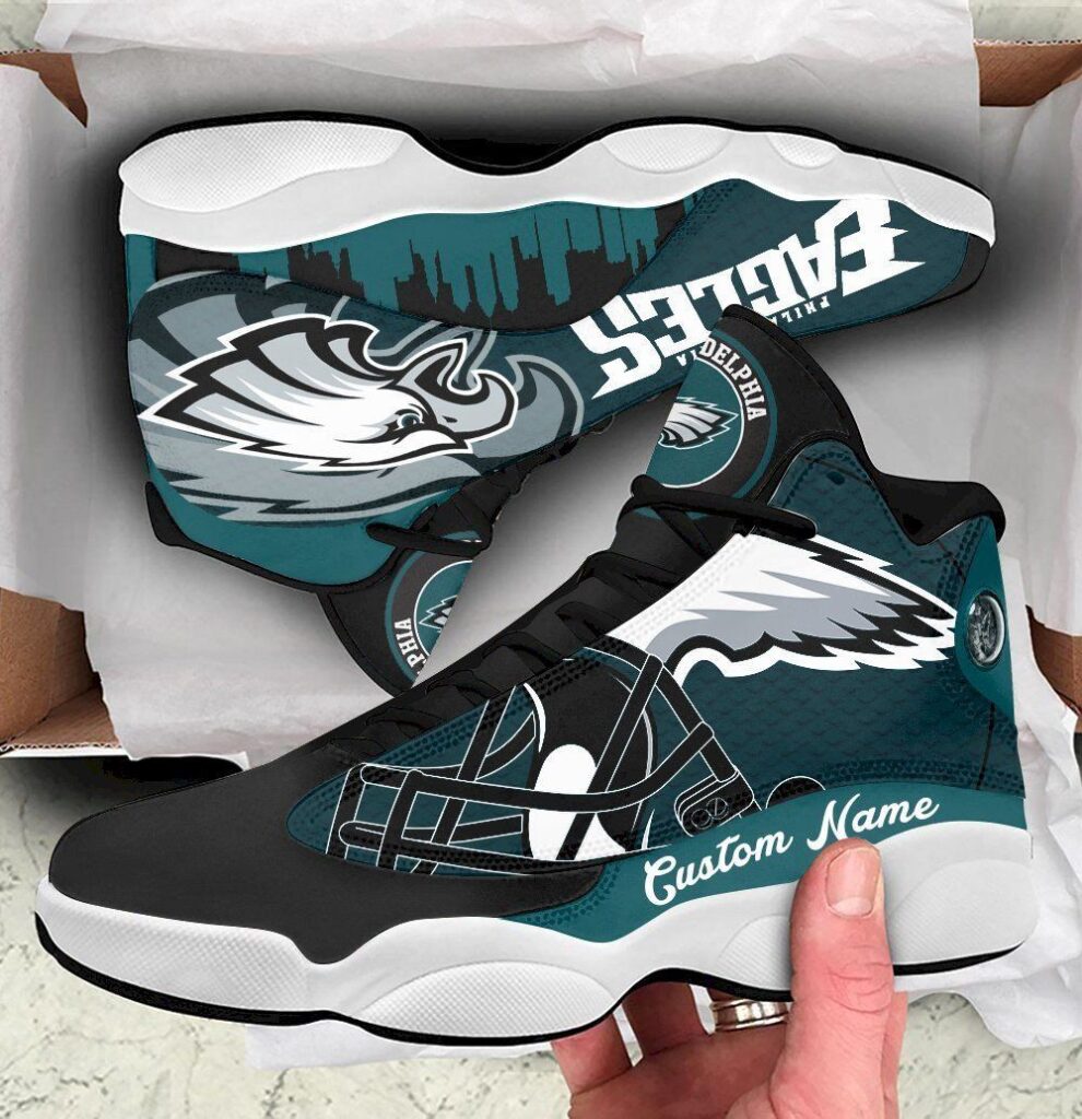 Philadelphia Eagles Air Jordan 13 Sneaker Custom – Perfect Gift for Fans Philadelphia Eagles Air Jordan 13 Sneaker Custom – Perfect Gift for Fans