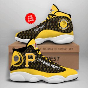 Pittsburgh Pirates Air Jordan 13 Custom Sneakers - Unisex Fans Gift