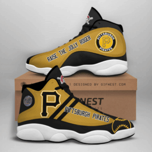 Pittsburgh Pirates Air Jordan 13 Custom Sneakers – Unisex Fan Gift