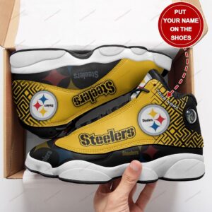 Pittsburgh Steelers Air Jordan 13 Custom Sneaker - Perfect Gift for Fans
