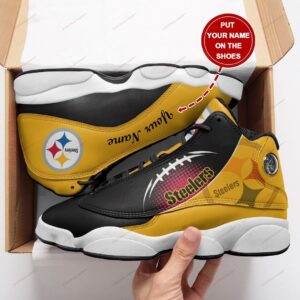 Pittsburgh Steelers Air Jordan 13 Custom Sneakers - Perfect Gift for Fans