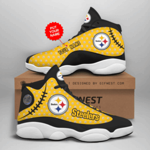 Custom Pittsburgh Steelers Air Jordan 13 Sneaker – Perfect Gift for Fans