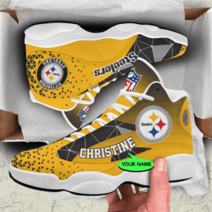 Pittsburgh Steelers Air Jordan 13 Custom Sneakers - Perfect Gift for Fans