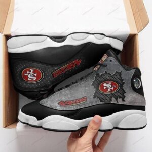 San Francisco 49ers Air Jordan 13 Custom Sneaker – Perfect Gift for Fans