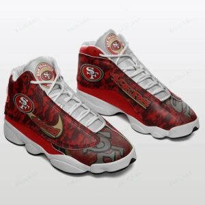 San Francisco 49ers Air Jordan 13 Custom Sneakers - Perfect Gift for Fans