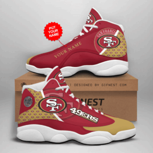 San Francisco 49ers Air Jordan 13 Custom Sneaker – Perfect Gift for Fans