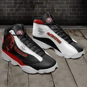 San Francisco 49ers Air Jordan 13 Custom Sneakers – Perfect Gift for Fans