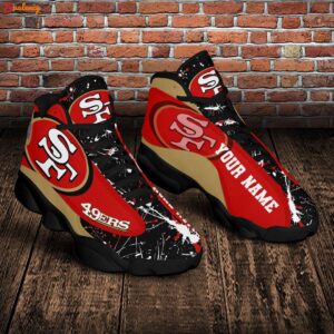 San Francisco 49ers Air Jordan 13 Sneaker Custom - Perfect Fan Gift
