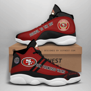 San Francisco 49ers Air Jordan 13 Custom Sneaker – Perfect Gift for Fans