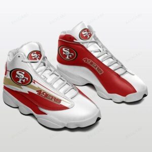 San Francisco 49ers Air Jordan 13 Custom Sneaker - Perfect Gift for Fans