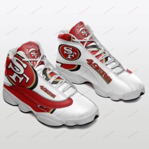 San Francisco 49ers Air Jordan 13 Custom Sneaker - Perfect Gift for Fans