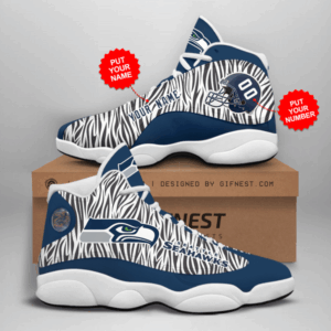 Seattle Seahawks Air Jordan 13 Custom Sneaker – Perfect Gift for Fans
