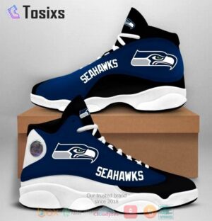 Seattle Seahawks Air Jordan 13 Custom Sneaker - Perfect Fan Gift