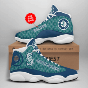 Seattle Mariners Air Jordan 13 Custom Sneakers - Perfect Unisex Gift for Fans