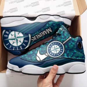 Seattle Mariners Air Jordan 13 Custom Sneakers – Unisex Fan Gift